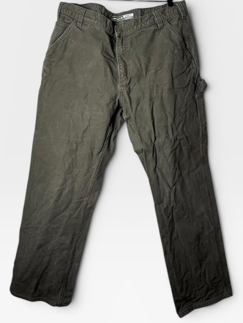 Carhartt Rugged Flex Relaxed Fit Utility Olive Green‎  Work Pant Size 40x32 (P)